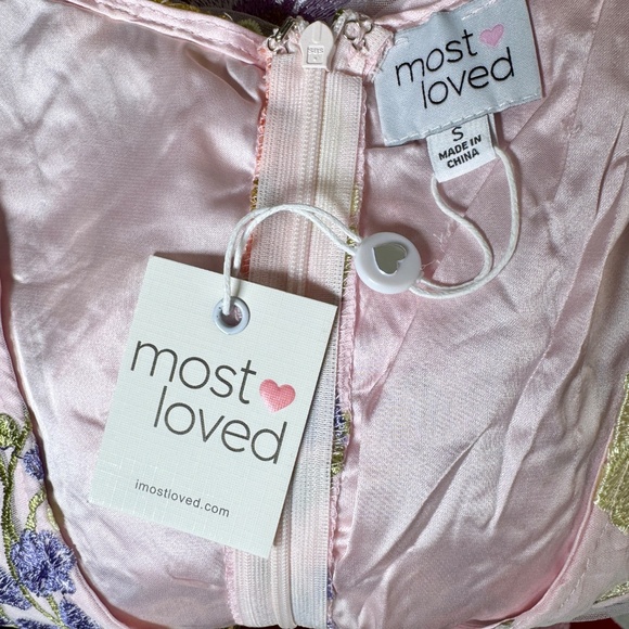 WOMEN'S 3D FLORAL BODYCON MINI DRESS WITH PUFF SLEEVES - Picture 12 of 13